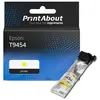 PrintAbout Cartouche compatible Epson T9454 - Jaune - Grande capacité