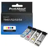 PrintAbout huismerk Inktcartridge T9451/52/53/54 4-kleuren Multipack H...