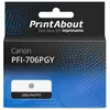 PrintAbout Cartouche compatible Canon PFI-706PGY - Gris photo - Grande capacité