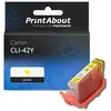 PrintAbout Cartouche compatible Canon CLI-42Y - Jaune