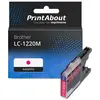 PrintAbout Cartouche compatible Brother LC-1220M - Magenta