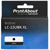 PrintAbout Cartouche compatible Brother LC-22UBK XL - Noir - Grande capacité
