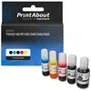 PrintAbout huismerk Inktcartridge T00Q140/R140/240/340/440 (105) 5-kle...