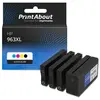 PrintAbout Cartouche compatible HP 963XL (6ZC70AE) - 4 couleurs - Grande capacité - Multipack