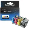 PrintAbout huismerk Inktcartridge LC-422XLVAL 4-kleuren Multipack Hoge...