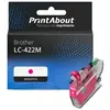 PrintAbout Cartouche compatible Brother LC-422M - Magenta
