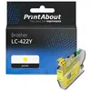 PrintAbout Cartouche compatible Brother LC-422Y - Jaune