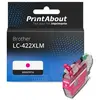PrintAbout Cartouche compatible Brother LC-422XLM - Magenta - Grande capacité