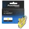 PrintAbout Cartouche compatible Brother LC-422XLY - Jaune - Grande capacité