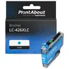 PrintAbout Cartouche compatible Brother LC-426XLC - Cyan - Grande capacité
