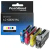 PrintAbout Cartouche compatible Brother LC-426XLVAL - 4 couleurs - Grande capacité - Multipack
