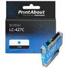 PrintAbout Cartouche compatible Brother LC-427C - Cyan