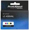 PrintAbout Cartouche compatible Brother LC-426VAL - 4 couleurs - Multipack