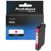 PrintAbout huismerk Inktcartridge 408L (C13T09K34010) Magenta Hoge cap...