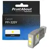 PrintAbout Cartouche compatible Canon PFI-320Y - Jaune - Grande capacité