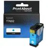 PrintAbout Cartouche compatible Epson T7602 - Cyan