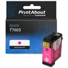 PrintAbout Cartouche compatible Epson T7603 - Magenta vif