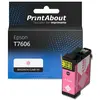 PrintAbout Cartouche compatible Epson T7606 - Magenta clair vif