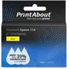 PrintAbout Cartouche compatible Epson 114 (C13T07B440) - Jaune