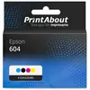 PrintAbout Cartouche compatible Epson 604 (C13T10H64010) - 4 couleurs - Multipack
