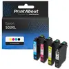 PrintAbout huismerk Inktcartridge C13T09R64010 (503XL) 4-kleuren Multi...