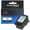 PrintAbout Cartouche compatible Canon CL-511 - 3-couleurs
