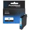 PrintAbout huismerk Inktcartridge 604XL (C13T10H24010) Cyaan Hoge capa...