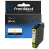 PrintAbout Cartouche compatible Epson 604XL (C13T10H44010) - Jaune - G...