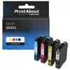 PrintAbout huismerk Inktcartridge 604XL (C13T10H64010) 4-kleuren Multi...