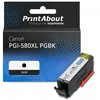 PrintAbout Cartouche compatible Canon PGI-580XL PGBK - Noir - Grande capacité