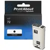 PrintAbout huismerk Inktcartridge 72 (C9403A) Mat-zwart Geschikt voor ...