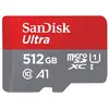 SanDisk Ultra MicroSDXC 512 Go Classe 10 A1 UHS-I + Adaptateur SD