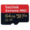Carte Mémoire microSDXC SanDisk Extreme PRO 64 Go + Adaptateur SD jusq...