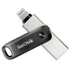 Clé Lightning et USB-A SanDisk iXpand 128 Go - Argent, Gris - USB 3.2