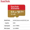 SanDisk Extreme 64 Go MicroSDXC UHS-I Classe 10