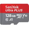 Carte mémoire micro SD SanDisk Ultra Plus micro SDXC 128 Go Gris et Ro...