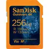 SanDisk Carte UHS-I 4K SDXC " Outdoors " 256 Go