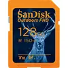 SanDisk Carte UHS-I FHD SDHC " Outdoors " 128 Go