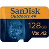 SanDisk Carte MicroSDXC UHS-I 4K " Outdoors " + adaptateur 128 Go