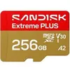 Carte Micro SD SANDISK Extreme PLUS microSD 256Go UHS-I