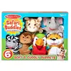 Coffret 6 marionnettes safari melissa and doug 6073171