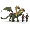 Dragons - Pack Dragons Zippleback 35 Cm Et 2 Figurines Viking