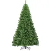Costway - Sapin de Noël Artificiel 225CM, Aiguilles en pvc avec 1346 B...