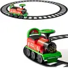 Train Electrique pour Enfants - COSTWAY - Vert - Rail 220cm - Autonomi...
