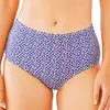 Huit Lingerie Croisette Culotte taille haute marine