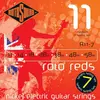 Rotosound R11-7 Roto Reds - Jeu de 7 cordes guitare électrique - 11-58