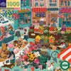 Puzzle 1000 pièces Eeboo English Green Market