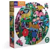 Puzzle 500 pièces Eeboo Jaguars & Butterflies