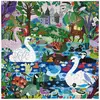 eeBoo- Duck in The Clearing Carton Recyclé-Puzzle 1000 Pièces Coloré avec des Animaux-PZTDIC