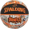 Spalding Ballon de basket Graffiti sz7 rubber basketball Orange Taille : 7